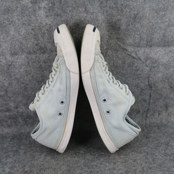 Converse Shoes Womens 9 Sneakers Jack Purcell Ox Classic Canvas Retro Blue Low - Picture 9 of 14